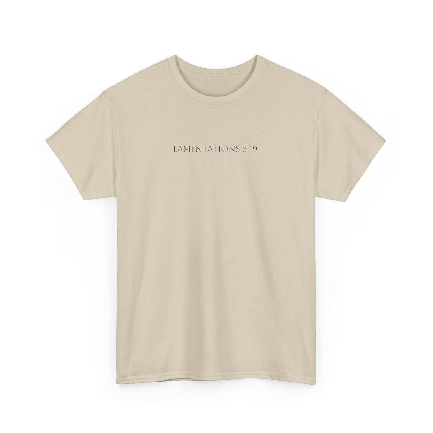 Lamentations 5:19 T-shirt - Verse only