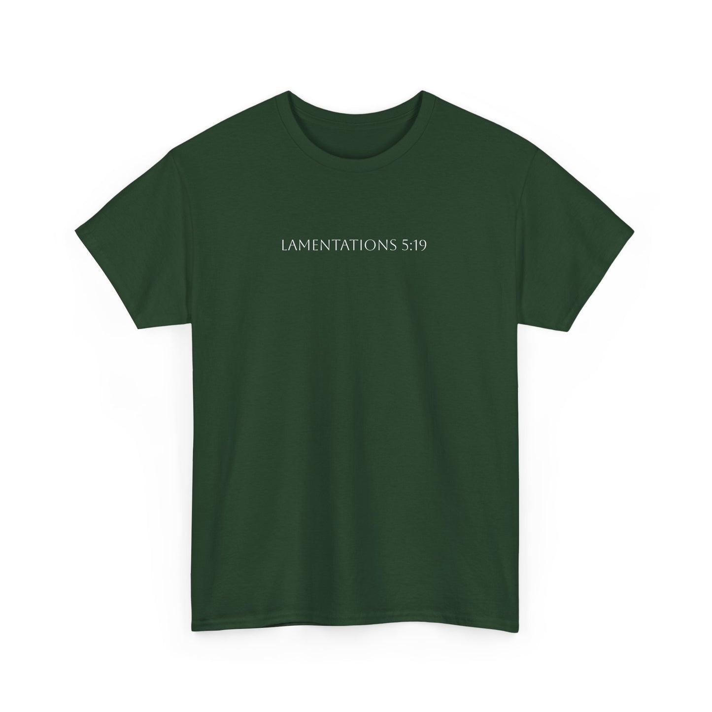 Lamentations 5:19 T-shirt - Verse only