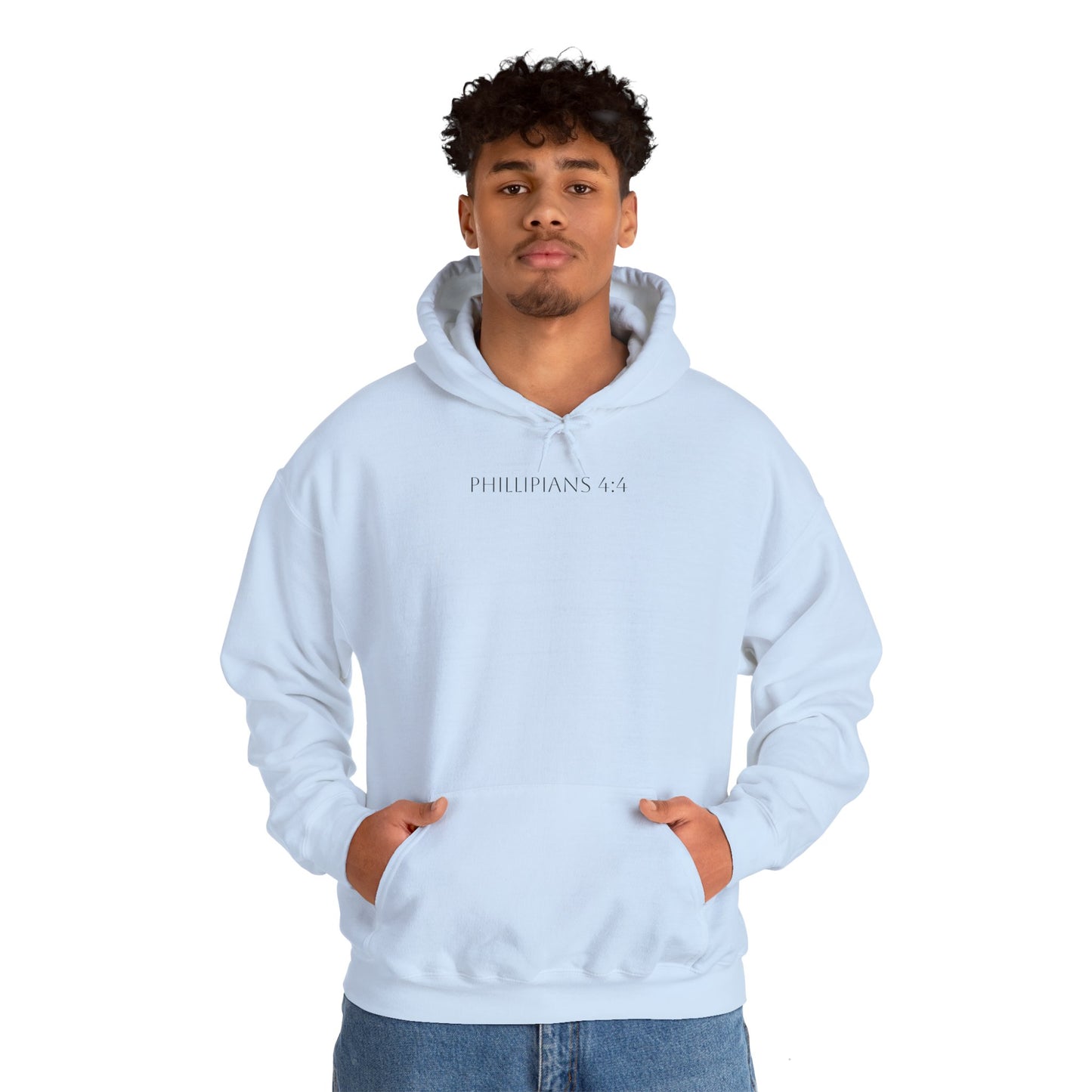 Phillipians 4:4 Hoodie - Verse only