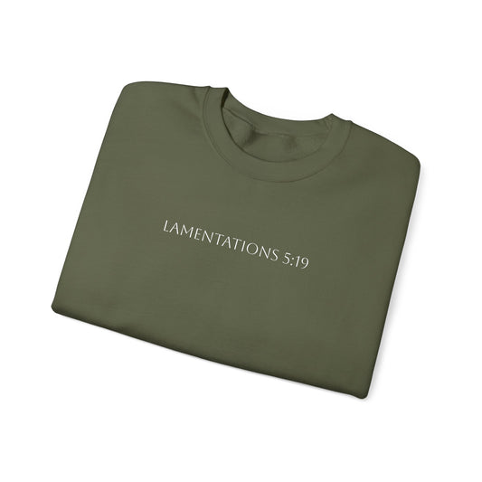 Lamentations 5:19 Jumper - Verse only