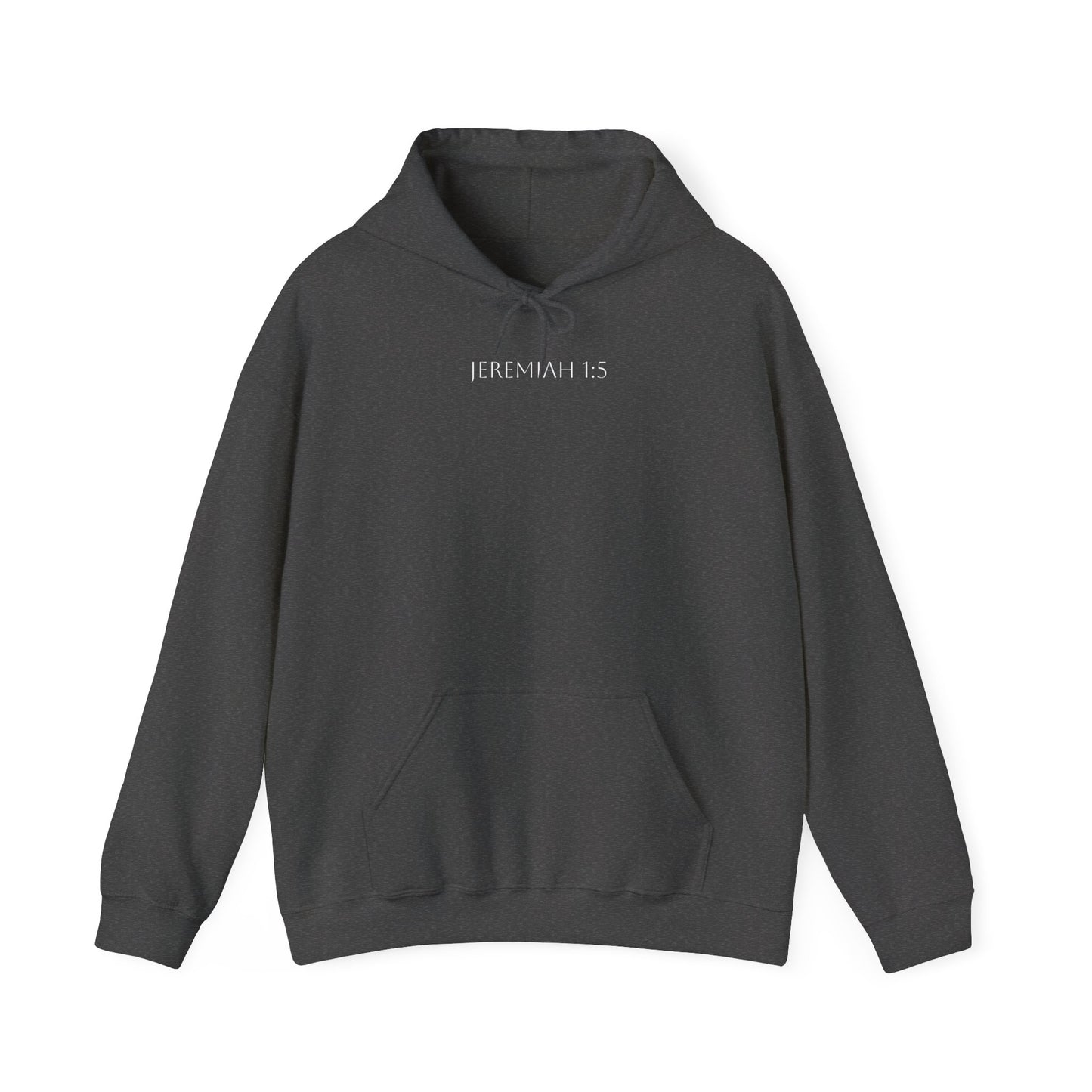 Jeremiah 1:5 Hoodie - Verse only